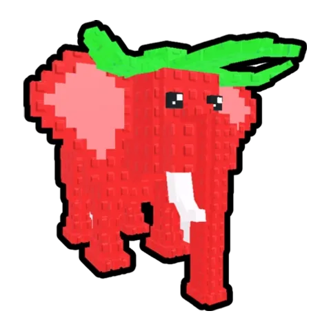 Strawberry Elephant, Brainrot Steal An Egg pet